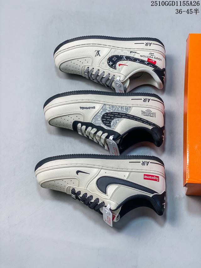 Limited Overseas Release! Factory Grade Nike Air Force 1 '07 Low "Supreme Collab