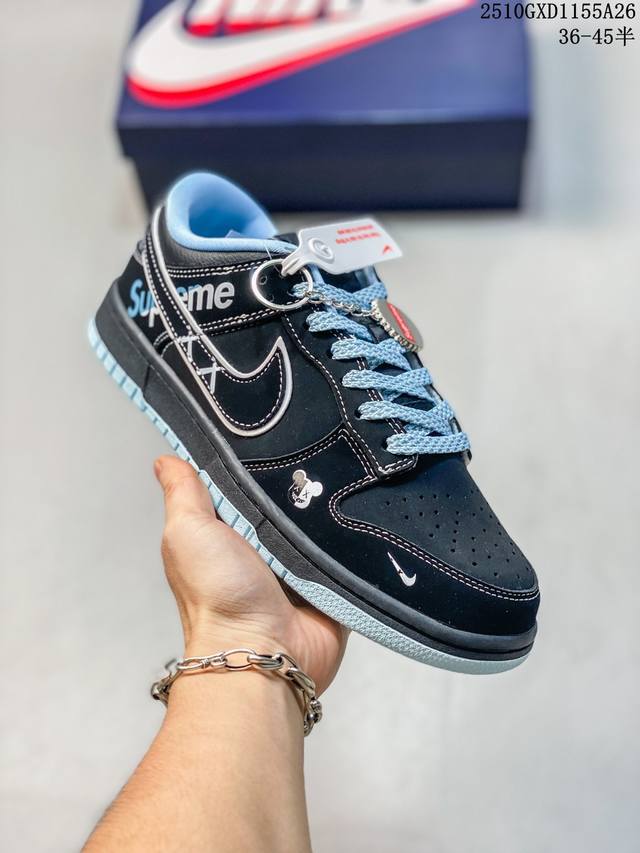 Authentic Nike SB Zoom Dunk Low sneakers with half sizes. These classic, versati