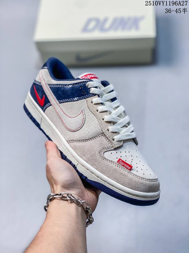 Limited release of overseas hot item! Factory-grade Nike SB Dunk Low "Supreme Co