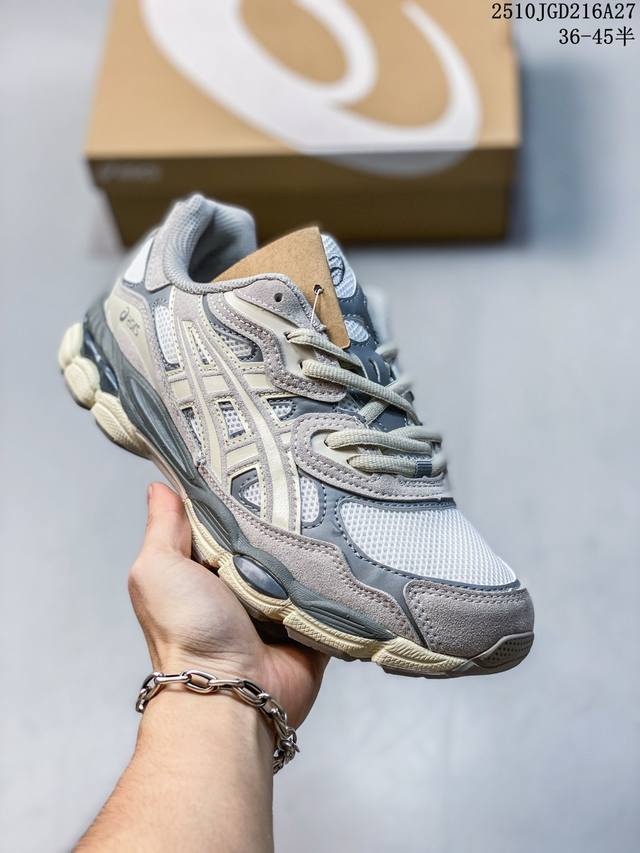 Asics Gel-Nimbus 10.1 Retro Running Shoes, Platform Chunky Shoes with Height Inc