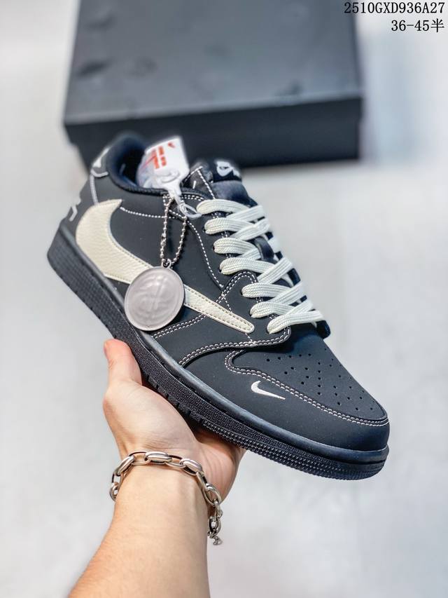 High-end custom A-Cold-Wall x Jordan 1 Low Acw collaboration reverse Swoosh low-