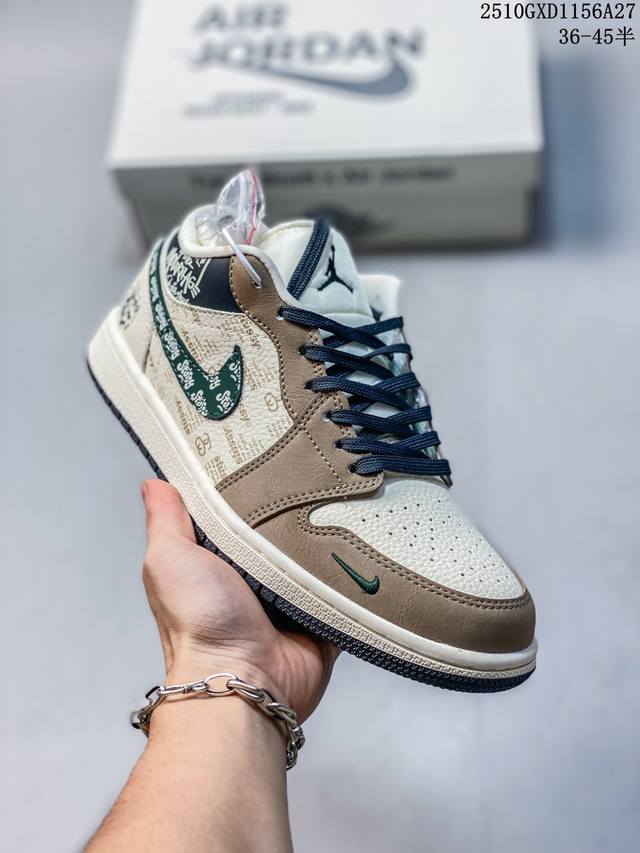 Limited release of overseas hot item! High-end custom Air Jordan 1 Low AJ1 "Stus