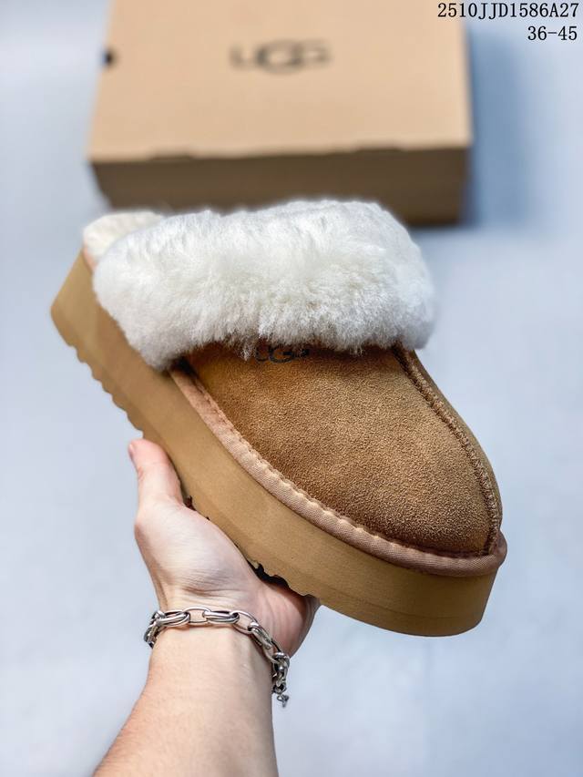 Company-grade Ugg snow boots, mid-top, fashionable, comfortable, unisex, thick-s