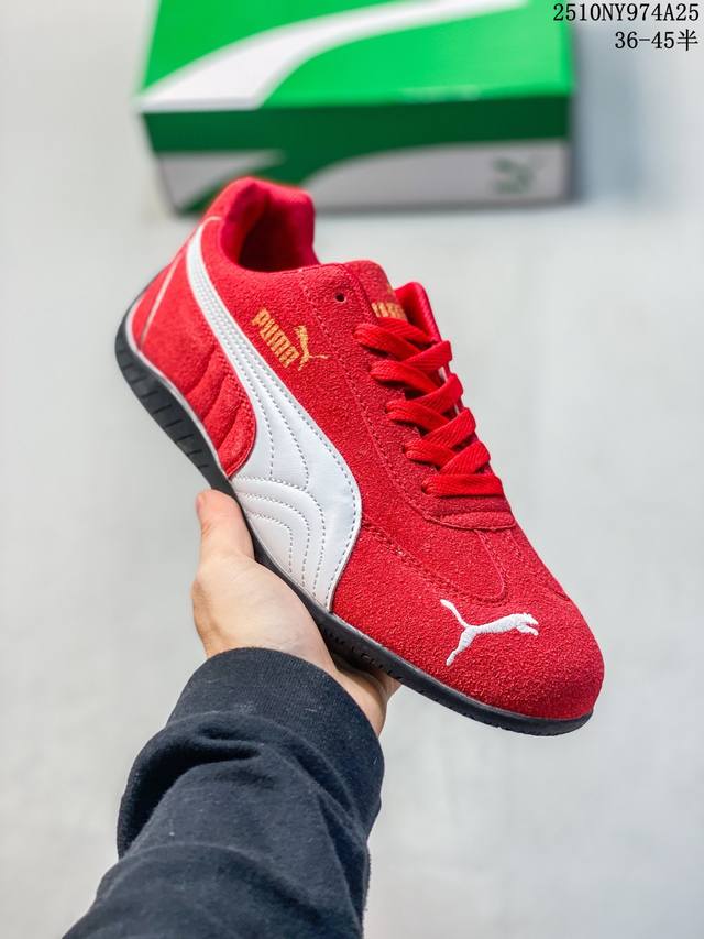 Authentic label with half sizes Puma Speedcat Og Puma Roma Amor series versatile