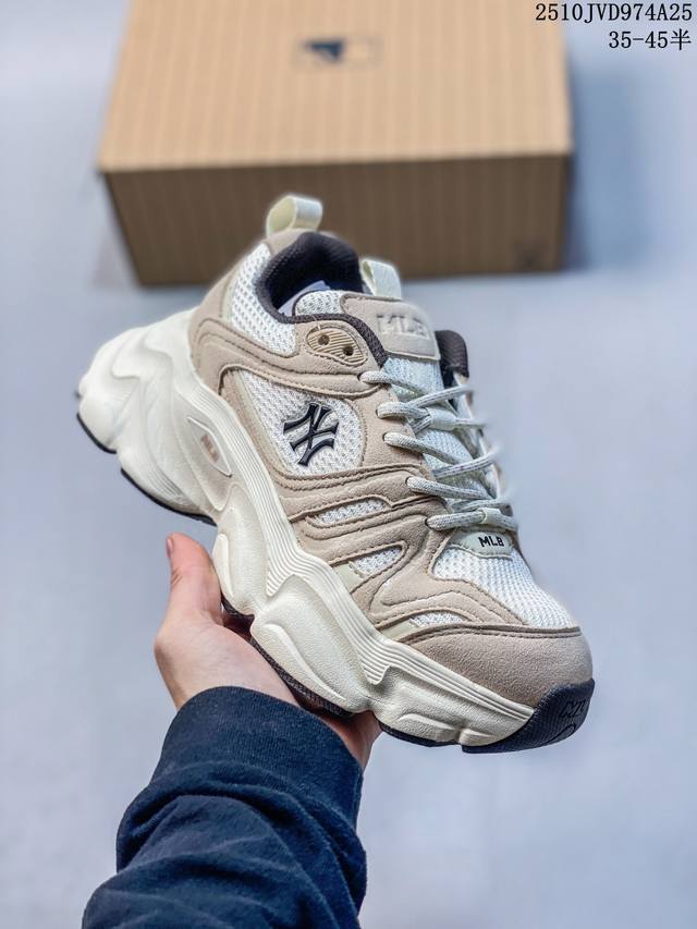 Authentic label with half sizes Mlb official Yu Shuxin style unisex fashionable