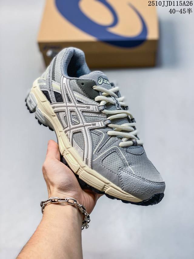 Authentic label with half sizes Asicstiger Men's Trail Running Shoes Gel-Kahana