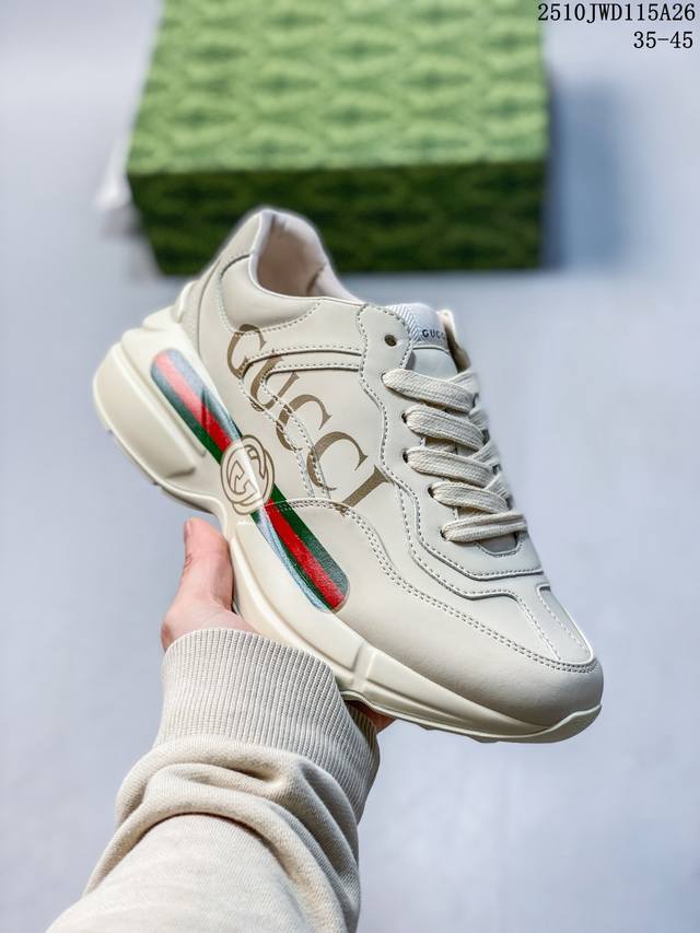 Company Grade Cor Gucci Retro Letter Red and Green Belt Strawberry Red Lips Size