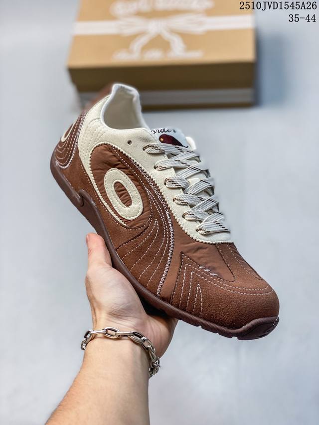 Old Order Turbo-Lite Ballet Retro German Training Shoes Navy blue and white colo