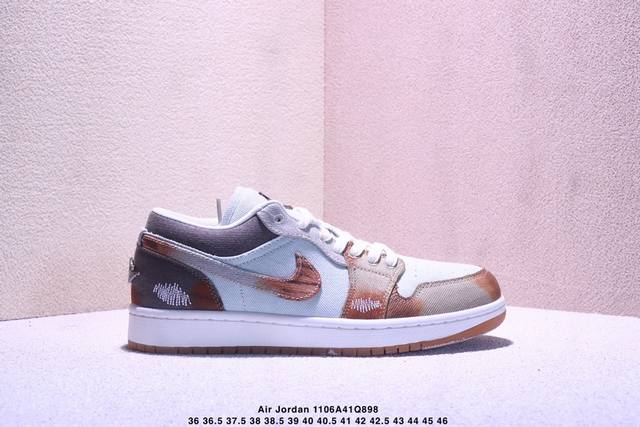 Factory Grade Nike Air Jordan 1 Low Og Nike AJ1 Low-Top Casual Sneakers Synchro