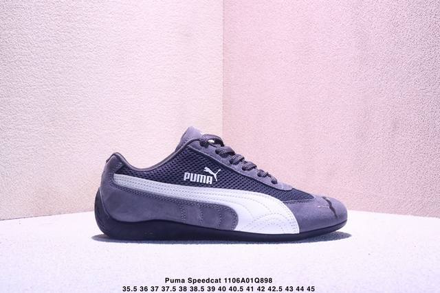 Authentic Puma Speedcat Og Anti-slip and Durable Casual Sports Shoes Official Pr