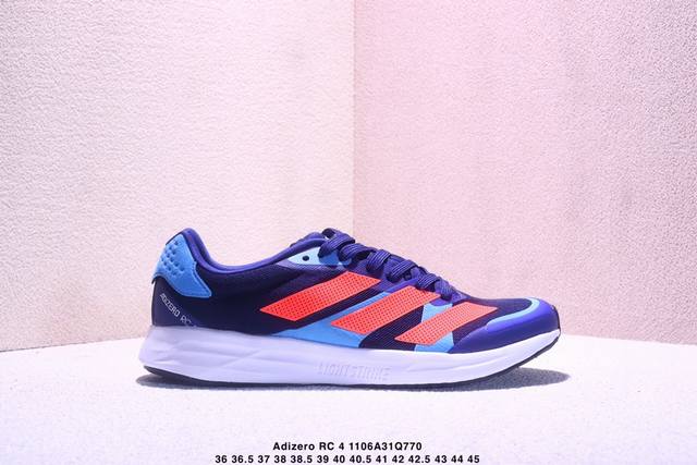 Authentic Adidas Adizero RC 4 Comfortable, Versatile, Shock-absorbing, Durable,