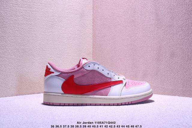 Factory Grade Nike AJ1 Travis Scott X Air Jordan 1 "Reverse Mocha" Low-Top Bask