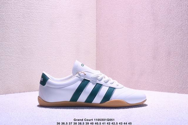 Adidas Grand Court Comfortable, Versatile, Stylish, and Simple Low-Top Tennis Sh