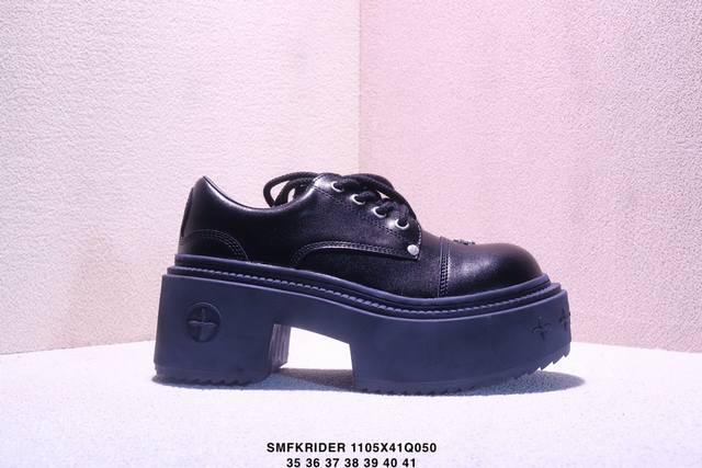 Smfkrider Wilderness Derby Shoes Women's Shoes S0008B2 B1 Bw1 Wb1 Thick-soled la