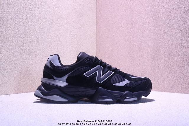 Company Grade New Balance 9060 Series Retro Casual Sports Running Shoes The upp