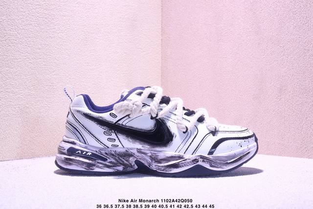 Company-grade Nike Air Monarch Iv Leather Everyday Versatile Shock-absorbing an