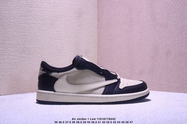 Travis Scott X Fragment Design X Jordan Air Jordan 1 Low Collaboration. This mul