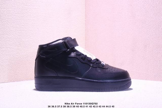 Nike Air Force 1 Low All Black Sporty Casual Sneakers, Authentic Air Force 1 Des