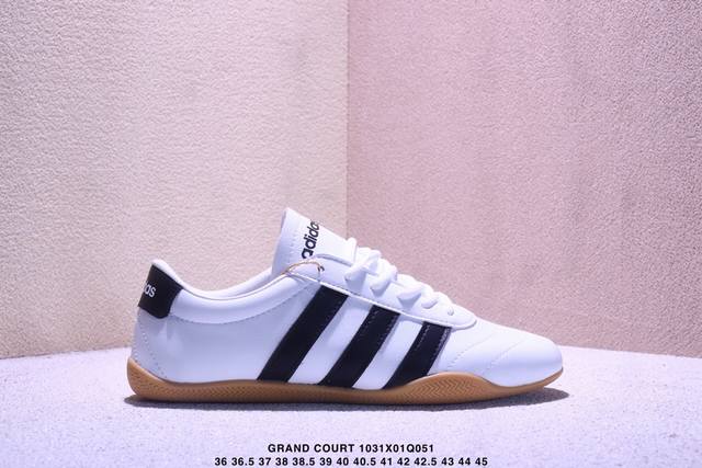 Adidas Grand Court Comfortable, Versatile, Stylish, and Simple Low-Top Tennis Sh