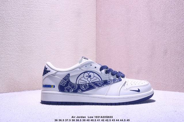 Company-grade fashion elements X Jordan Air Jordan Low "Doraemon" collaboration