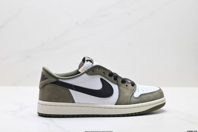 Company Grade Nike Air Jordan 1 Retro Low Og Nike AJ1 Low-Top Casual Sneakers S