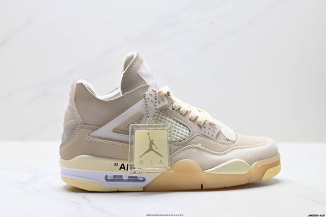 Company Grade Jordan Air Jordan 4 Retro Og "Fire Red" Michael Jordan AJ4 Mid-To