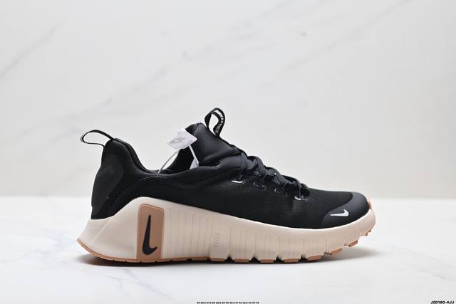 Factory Grade Nike Free Metcon 6 Mesh Round Toe Lace-up Shock Absorbing Anti-sl