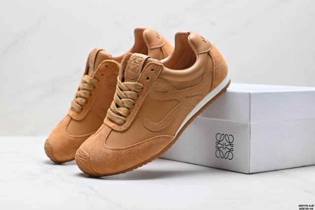 Company Grade Loewe Ballet Runner 2.0 Sneakers Series, Retro Style, German Trai