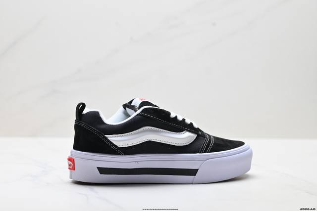 Company-grade Vans Knuskool winter platform canvas shoes, classic American retr