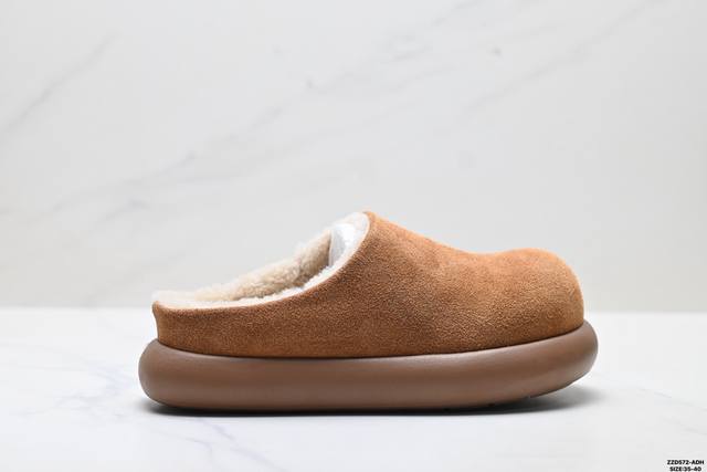 Company Grade Ugg Ethnic Syle Slippers, Retro Versatile Half-Slippers, Warm Win