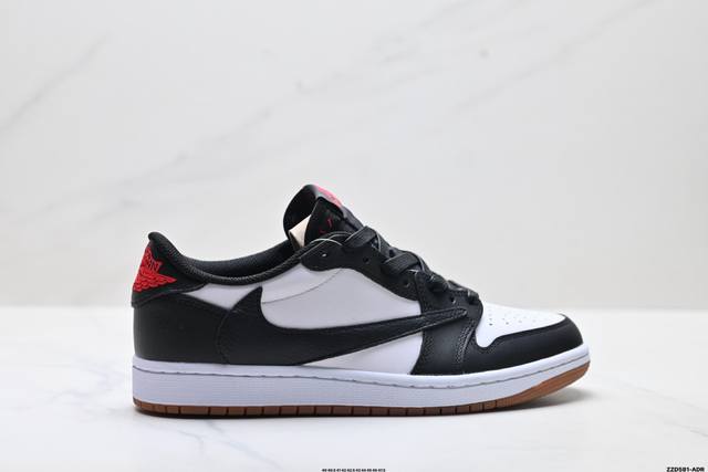 Factory Grade Nike Air Jordan 1 X Travis Scott AJ1 Low-Top Basketball Shoes (Re