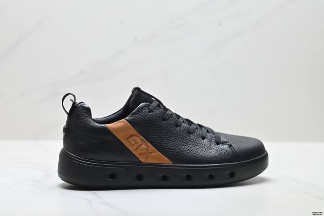 Company Grade Ecco Men's Spring and Autumn Sports Casual Sneakers Genuine Leath
