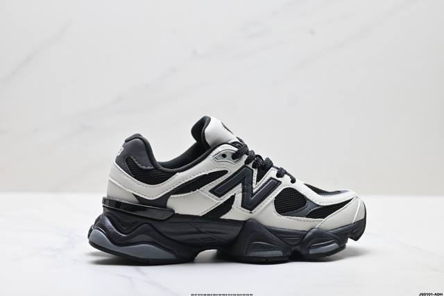 Company Grade New Balance 9060 Series Retro Casual Sports Running Shoes The upp