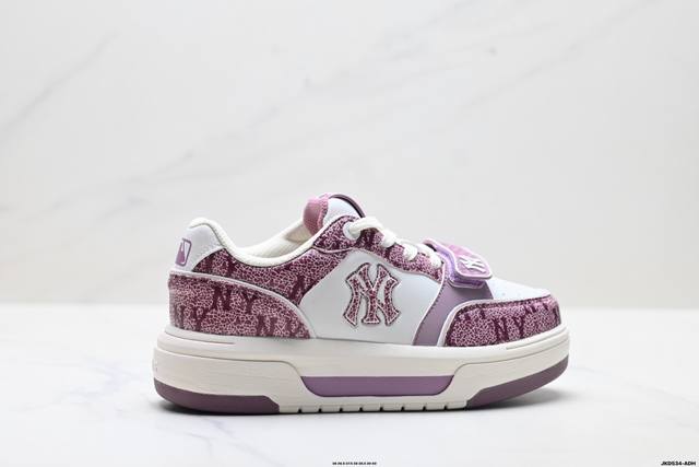 Company Grade Mlb Chunky Liner Denim Trendy Versatile Platform Height-Increasin