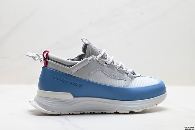 Company Grade Canada Goose Glacier Trail Round Toe Lace-up Low-top Casual Shoes