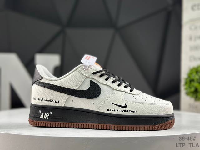 Nike Air Force 1 Low Sports Casual Sneakers Original last and cardboard constru