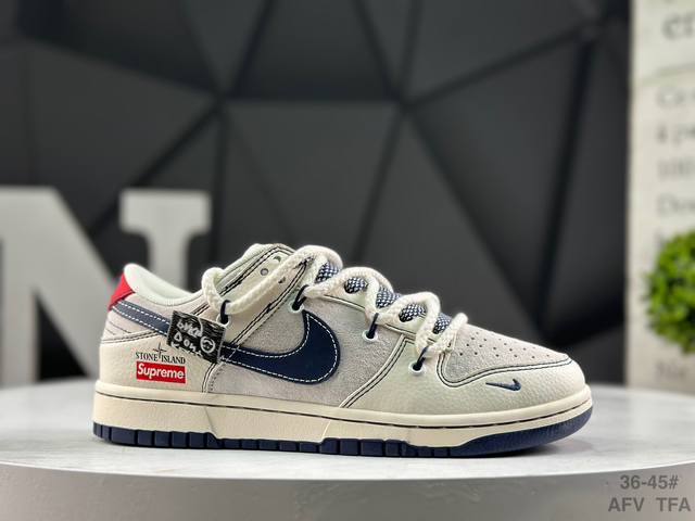 Nike SB Dunk Low Anniversary High-End Custom Low-Top Casual Sneakers, Custom Sh