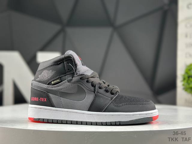 Nike Jordan Air Jordan 1 Comfortable, Versatile, Non-slip, Durable Mid-top Retr