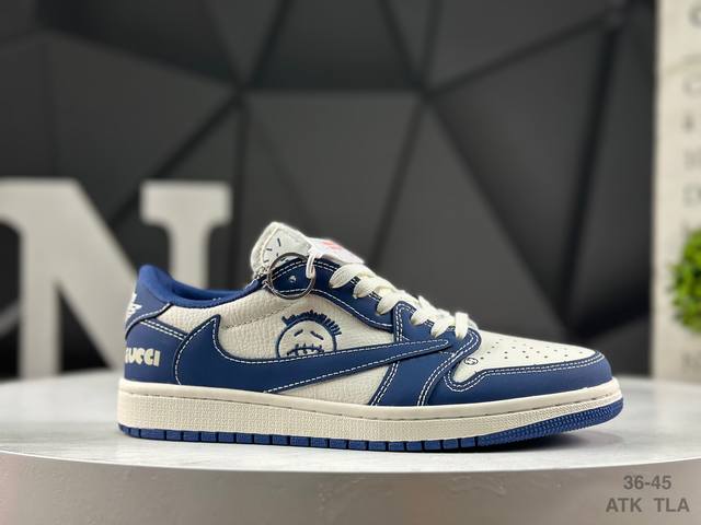 Nike AJ1 Travis Scott X Air Jordan 1 "Reverse Mocha" AJ1 Ts Lightning Collabora