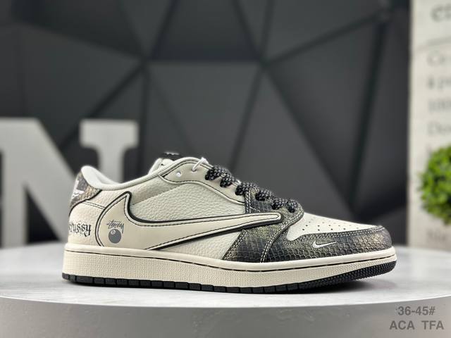 Nike Air Jordan 1 Low AJ1 Low-top Casual Sneakers, Official Colorway Synchroniz