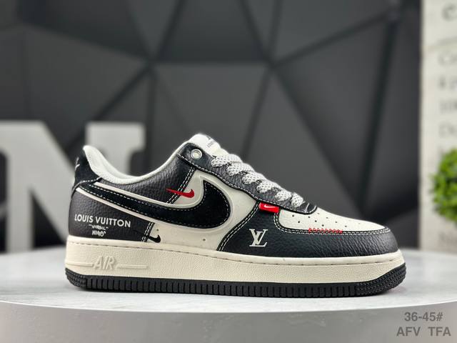 Nike Air Force 1 '07 Low, low-top athletic and casual shoes. Features a complex