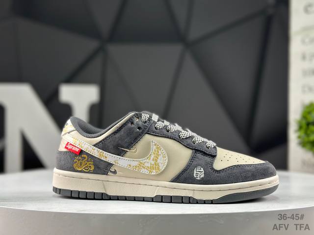 Nike SB Dunk Low Anniversary High-End Custom Low-Top Casual Sneakers, Custom Sh