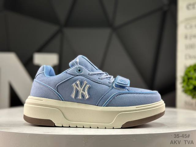 Mlb Chunky Liner Pocket Trendy Versatile Thick-Soled Casual Shoes with Height In