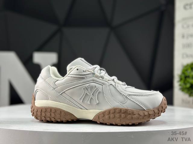 Mlb Chunky Liner Pocket Trendy Versatile Thick-Soled Casual Shoes with Height In