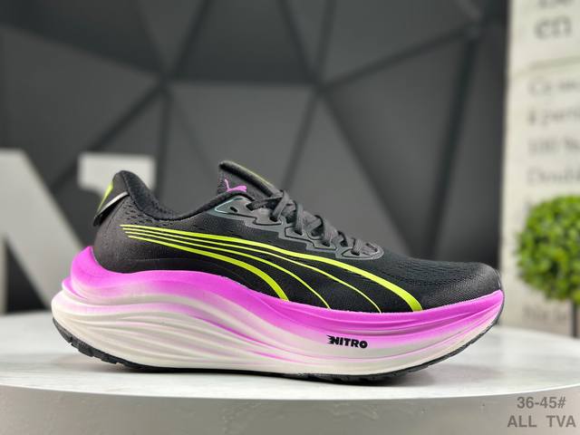 Puma Deviate Nitro 3 Cushioned Training Running Shoes, Breathable, Comfortable,