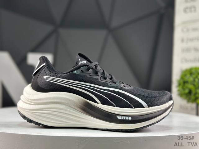 Puma Deviate Nitro 3 Cushioned Training Running Shoes, Breathable, Comfortable,