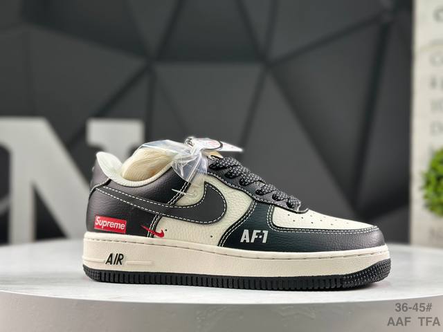 Nike Air Force 1 '07 Low, low-top athletic and casual shoes. Features a complex
