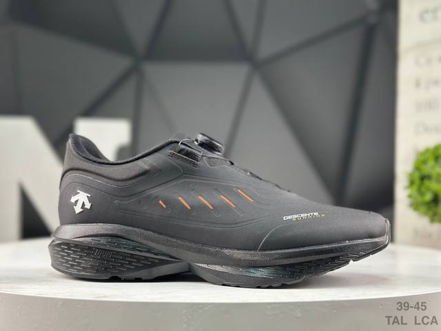 Company Grade Descente Enerzite Lavitate 2.0 Knit Stylish Non-Slip Low-Top Runn