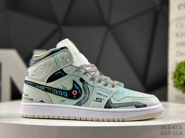 Nike Air Jordan 1 Retro High Og"Black White" AJ1 Michael Jordan High-Top Classi