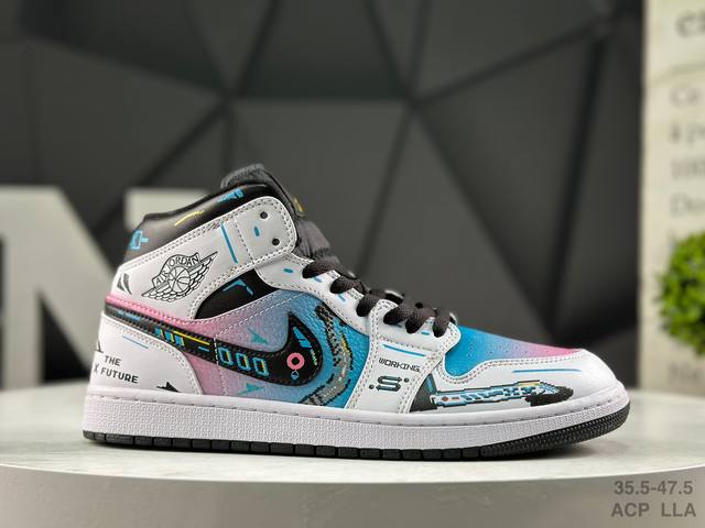 Nike Air Jordan 1 Retro High Og"Black White" AJ1 Michael Jordan High-Top Classi